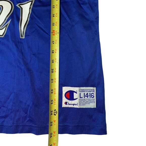 Vintage Kevin Garnett Timberwolves Champion Jersey Size L - Picture 6 of 7